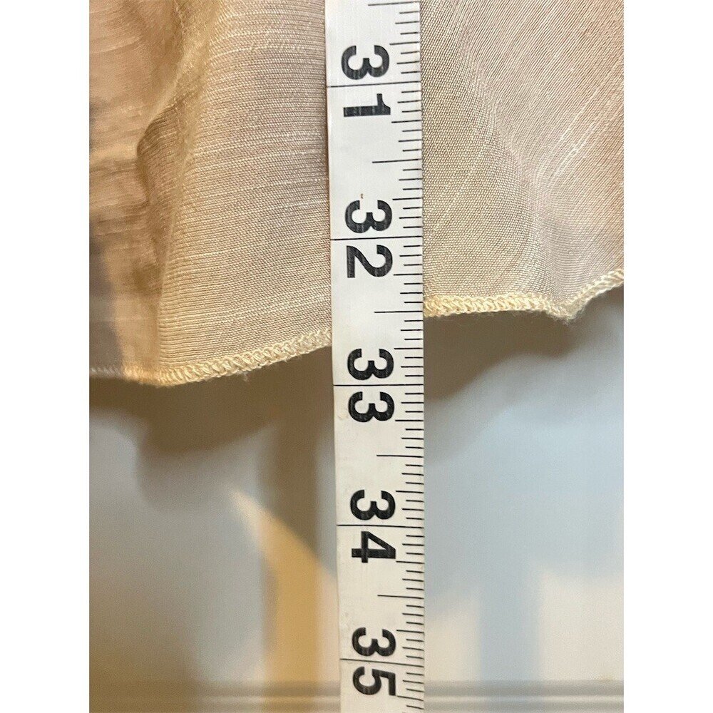 Y2k Beige Mini Tiered Layered Dress S Tie Waist Summer Spring Party - Picture 10 of 12